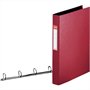 Ring binder, 4 rings, 42 mm, A4, PP, ESSELTE "Standard", claret