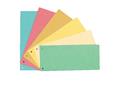 Divider strips, cardboard, ESSELTE, green