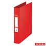 Ring binder, 2 rings, 42 mm, A5, PP, ESSELTE, red