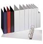 Ring binder, clear cover, 4 rings, 25 mm, A4, PP, ESSELTE, white