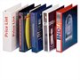 Ring binder, clear cover, 4 rings, 25 mm, A4, PP, ESSELTE, white