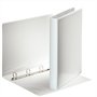 Ring binder, clear cover, 4 rings, D shaped, 35 mm, A4, PP, ESSELTE, white
