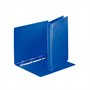Ring binder, clear cover, 4 rings, D shaped, 35 mm, A4, PP, ESSELTE, blue