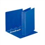 Ring binder, clear cover, 4 rings, D shaped, 65 mm, A4, PP, ESSELTE, blue