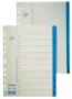Dividers, cardboard, A4, 1-12, ESSELTE, white