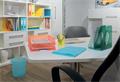 Correspondence folder, A4, 6 parts, plastic, ESSELTE 
