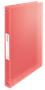 Ring binder, 4 rims, 25 mm, A4, PP, ESSELTE "Colour`Breeze", corall