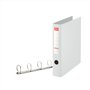 Ring binder, 4 rings, D shaped, 60 mm, A4 maxi, PP, ESSELTE "Jumbo Vivida", white
