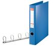 Ring binder, 4 rings, D shaped, 60 mm, A4 maxi, PP, ESSELTE "Jumbo Vivida", blue