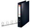 Ring binder, 4 rings, D shaped, 60 mm, A4 maxi, PP, ESSELTE "Jumbo Vivida", black