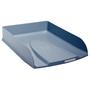 Letter tray, plastic, EXACOMPTA "COMBO Styli Autentik", blue-grey