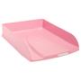 Letter tray, plastic, EXACOMPTA "COMBO Styli Autentik", pink
