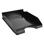 Letter tray, plastic, A4, EXACOMPTA "EcoBlack", black