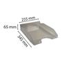 Letter tray, plastic, A4, EXACOMPTA 