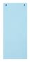 Divider strips, cardboard, 105x240 mm, EXACOMPTA, light blue