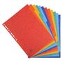 Dividers, cardboard, A4, 12 parts, EXACOMPTA, colorful