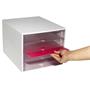 Drawer cabinet, plastic, 4 tiers, EXACOMPTA 
