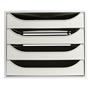 Drawer cabinet, plastic, 4 tiers, EXACOMPTA 