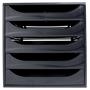 Drawer cabinet, plastic, 5 tiers, EXACOMPTA 