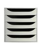 Drawer cabinet, plastic, 5 tiers, EXACOMPTA 