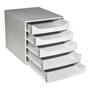 Drawer cabinet, plastic, 5 tiers, EXACOMPTA 
