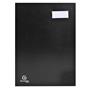 Signature blotters, A4, 18 compartments, cardboard, EXACOMPTA, black