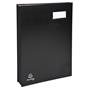 Signature blotters, A4, 18 compartments, cardboard, EXACOMPTA, black