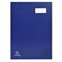 Signature blotters, A4, 18 compartments, cardboard, EXACOMPTA, blue