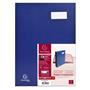 Signature blotters, A4, 18 compartments, cardboard, EXACOMPTA, blue
