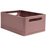 Storage box, A4+, foldable, EXACOMPTA "Skandi", pink