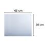 Desk mat, PVC, 500x650 mm, EXACOMPTA, transparent
