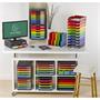 Filing-box, plastic, 6 cabinet, EXACOMPTA 