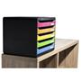 Filing-box, plastic, 5 cabinet, EXACOMPTA 