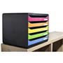 Filing-box, plastic, 5 cabinet, EXACOMPTA 