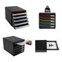 Filing-box, plastic, 5 cabinet, EXACOMPTA 