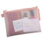 Pocket with zip, mesh, A5, EXACOMPTA 