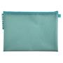 Pocket with zip, mesh, A4, EXACOMPTA 