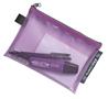 Pocket with zip, mesh A6, EXACOMPTA 