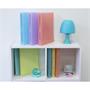 Ring binder, 4 ring, 20 mm, A4, EXACOMPTA, assorted pastel colors