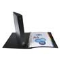 Ring binder, 4 ring, 40 mm, A4, EXACOMPTA, black