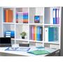 Ring binder, 4 ring, 40 mm, A4, EXACOMPTA, light blue