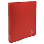 Ring binder, 4 ring, 40 mm, A4, EXACOMPTA, red