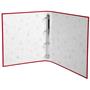 Ring binder, 4 ring, 40 mm, A4, cardboard, EXACOMPTA, red