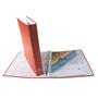 Ring binder, 4 ring, 40 mm, A4, cardboard, EXACOMPTA, red