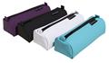 Pencil case, with zipp, half round, EXACOMPTA "Titane", assorted colors
