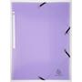 Flap folder, PP, A4, EXACOMPTA "Chromaline Pastel", purple
