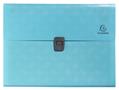 Expanding folder, A4, PP, 13 compartments, EXACOMPTA "Pop'NCo", cyan