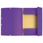 Flap folder, pressboard, A4, EXACOMPTA, purple