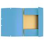 Flap folder, pressboard, A4, EXACOMPTA, turquiose
