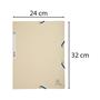 Flap folder, pressboard, A4, EXACOMPTA, ivory